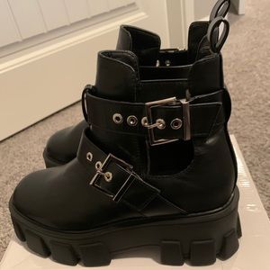 Black Platform Boots